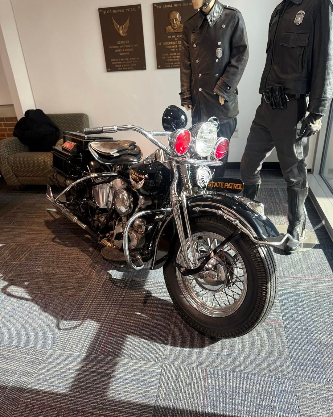 Motorcycle chrome detail