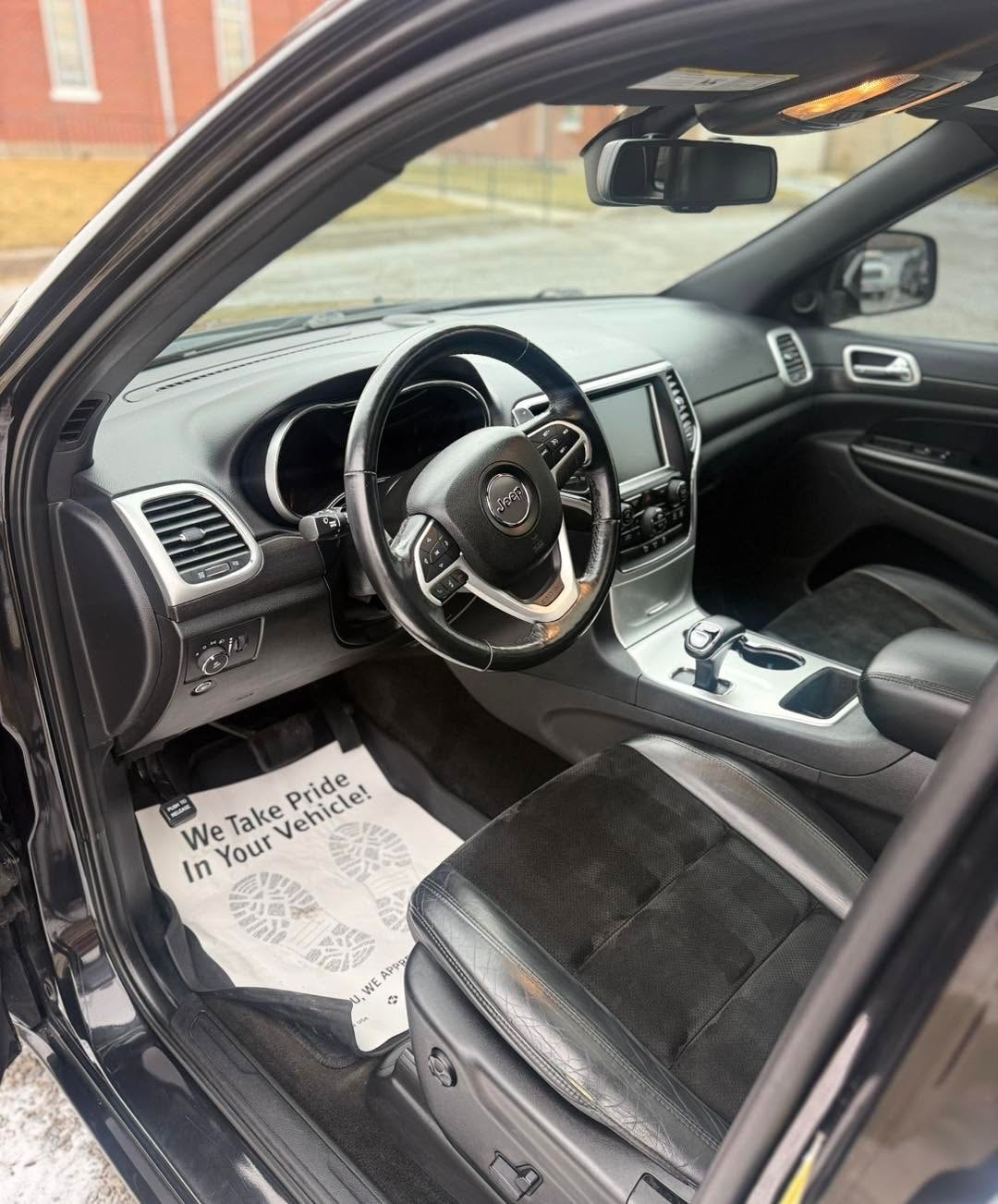 Interior detailing leather seats